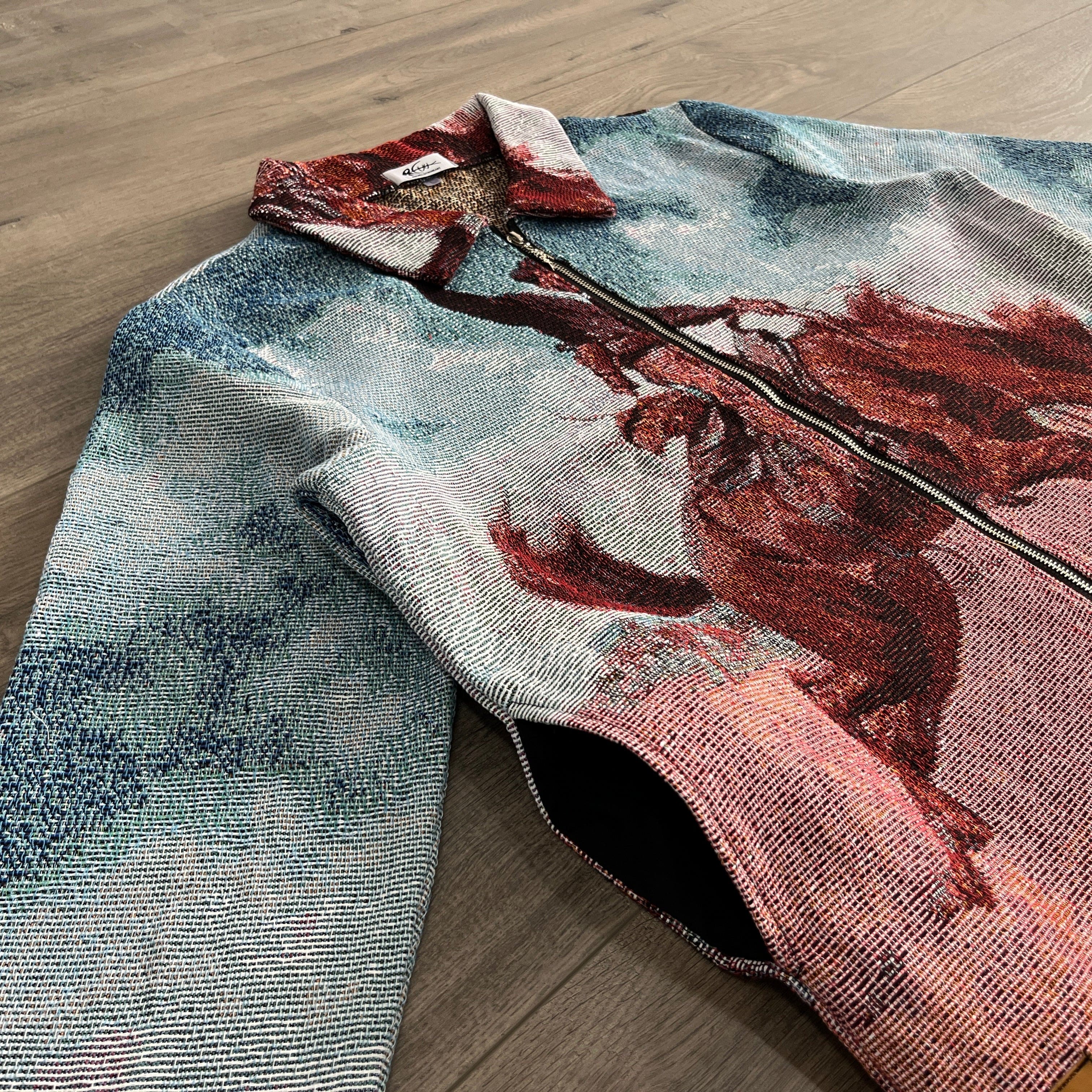 RDMCLOTHINGART tapestry hoodie BUCK-JUMPER TAPESTRY JACKET
