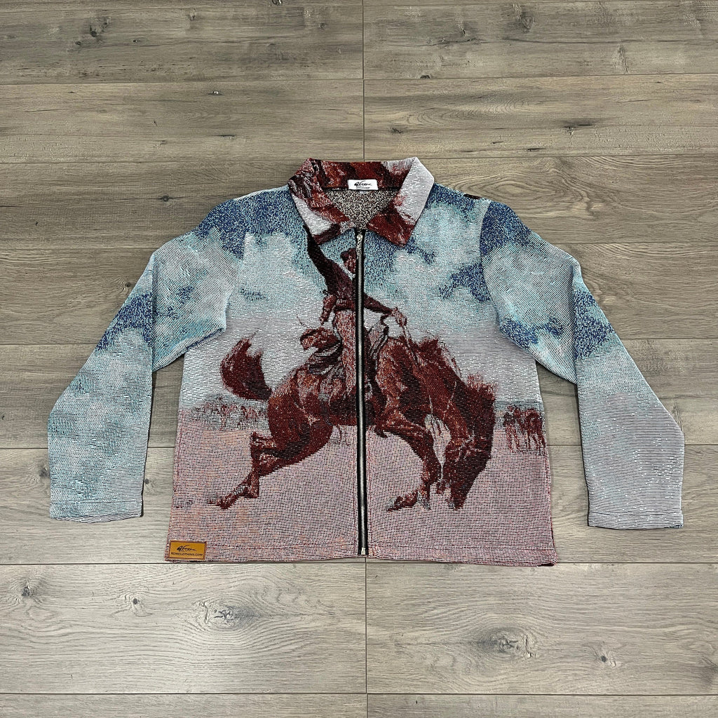 RDMCLOTHINGART tapestry hoodie BUCK-JUMPER TAPESTRY JACKET